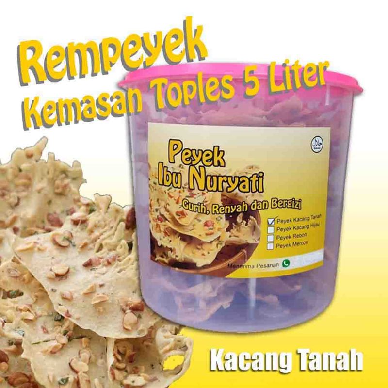 

Peyek / Rempeyek kacang tanah