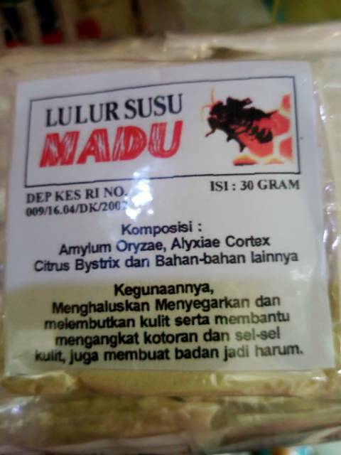 Lulur susu madu dijual eceran