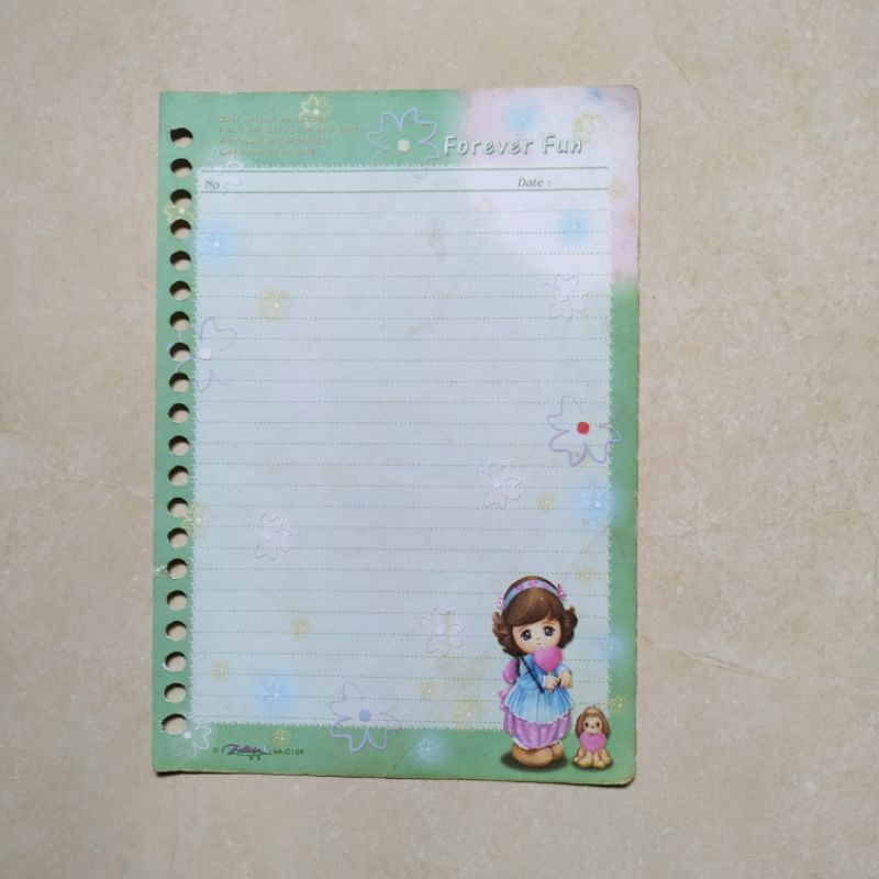 Isi Binder Felicia Forever Fun