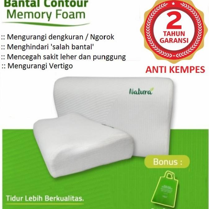 Bantal Memory Foam Anti Ngorok - Bantal Terapi Kesehatan