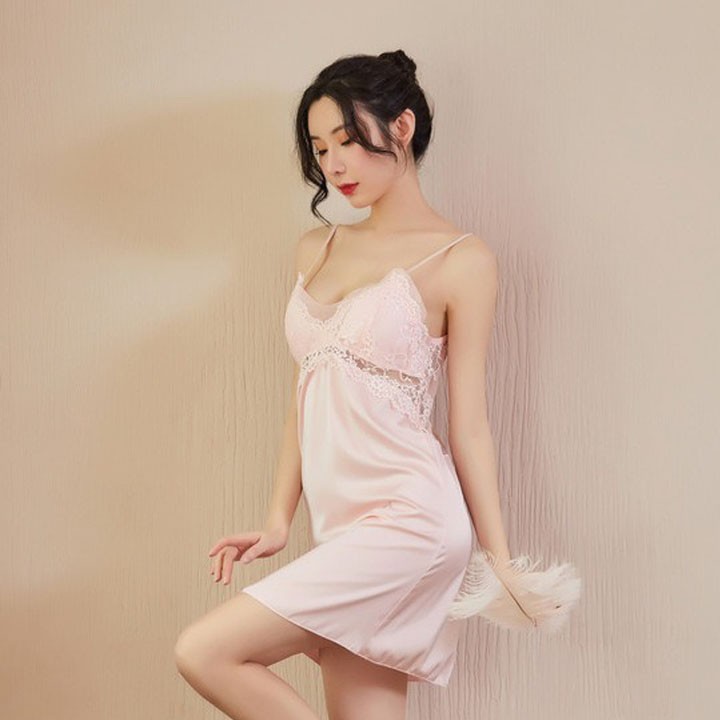 Lingeries sexy wanita night dress nyaman dan lembut