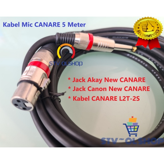 Kabel Mic 5 Meter Full / Kabel Audio Mic Canare