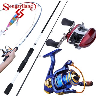 Sougayilang 1 8m Spinning Fishing Rod Baitcasting Fishing Reel Set Combo Baitcasting Fishing Reel Rod Combo 3 Colors Baitcasting Reel 5 1 1 Gear Ratio 2 1bb Telescopic Carbon Fiber Rod Joran Pancing Set Shopee Indonesia