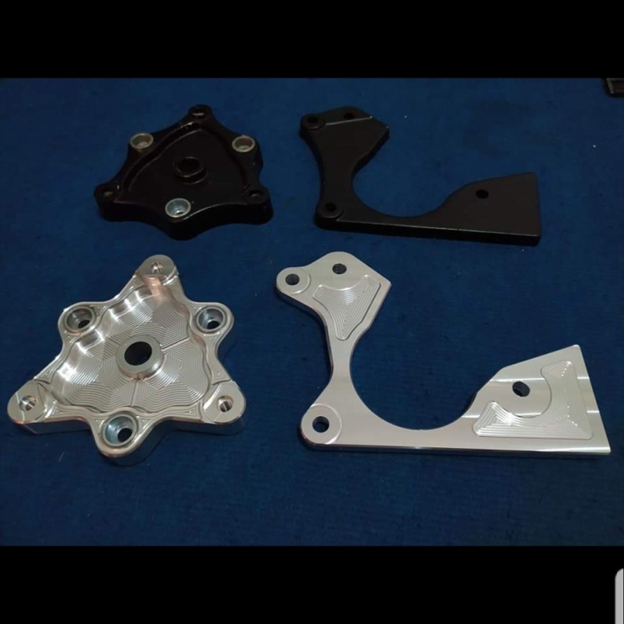 ADAPTOR / BRACKET CAKRAM BELAKANG AEROX 155 CNC
