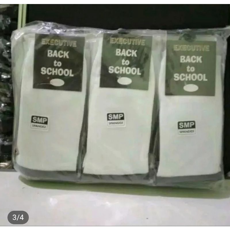 Kaus kaki sekolah SD SMP SMA BAHAN NYA BAGUS NYAMA DIKAKI