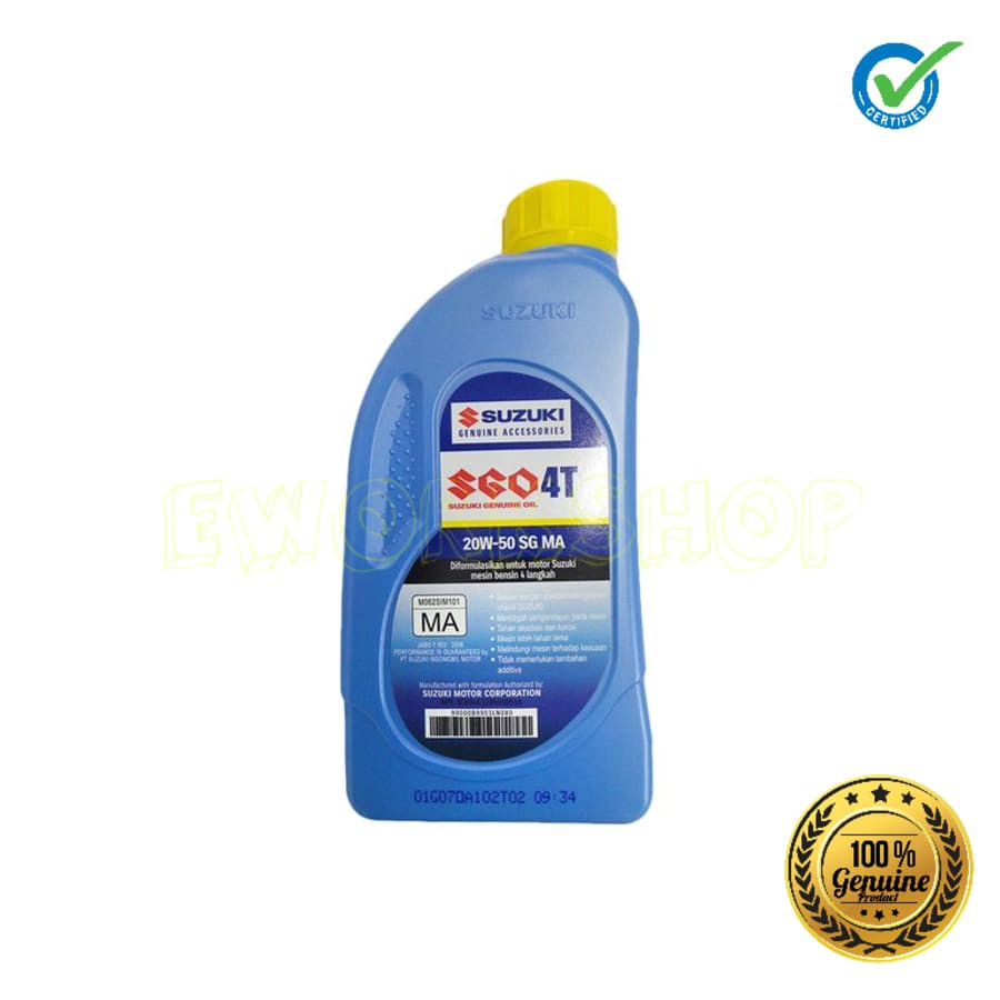 OLI SGO 4T 20W-50 0,8 L 100% Original Product