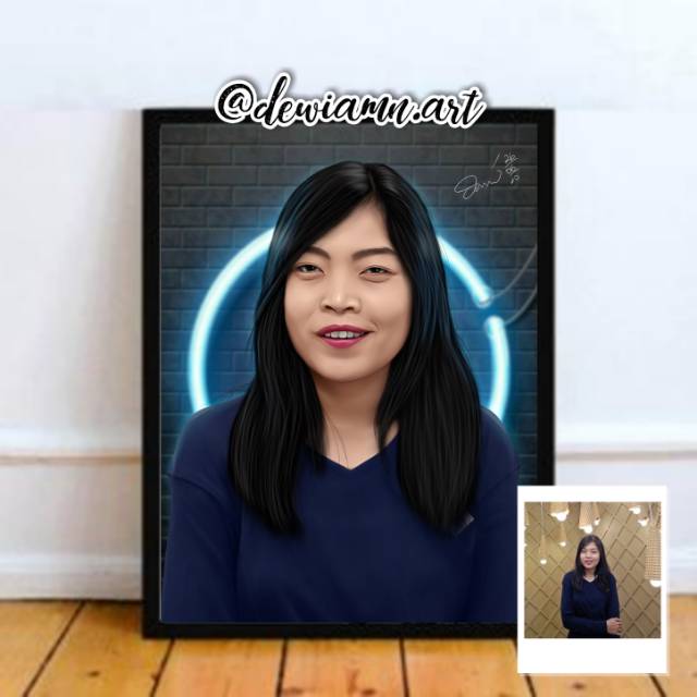 Smudge Painting / edit foto Vektor / Foto ilustrasi / mozaik Frame