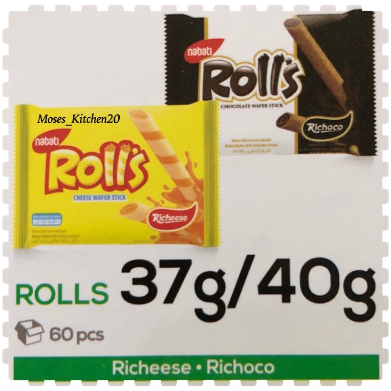 

NABATI ROLL KEJU 37 GRAM/NABATI ROLL COKLAT 37GRAM/ROLL KEJU NABATI 37 GRAM/ROLL COKLAT 37 GRAM