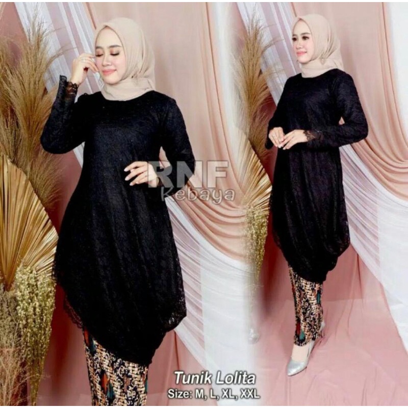 Baju kebaya brokat modern terbaru baju kebaya tunik atasan tunik