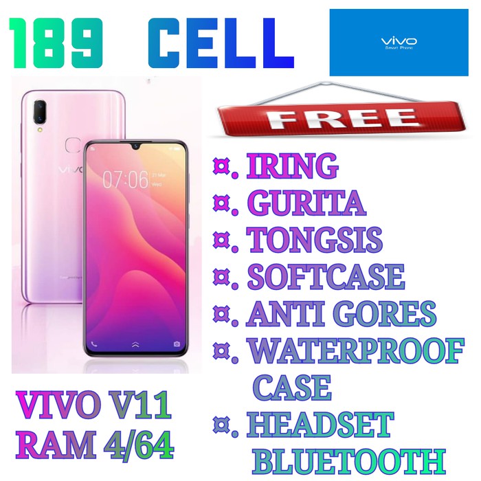 VIVO V11 RAM 4 64 GARANSI RESMI VIVO INDONESIA -