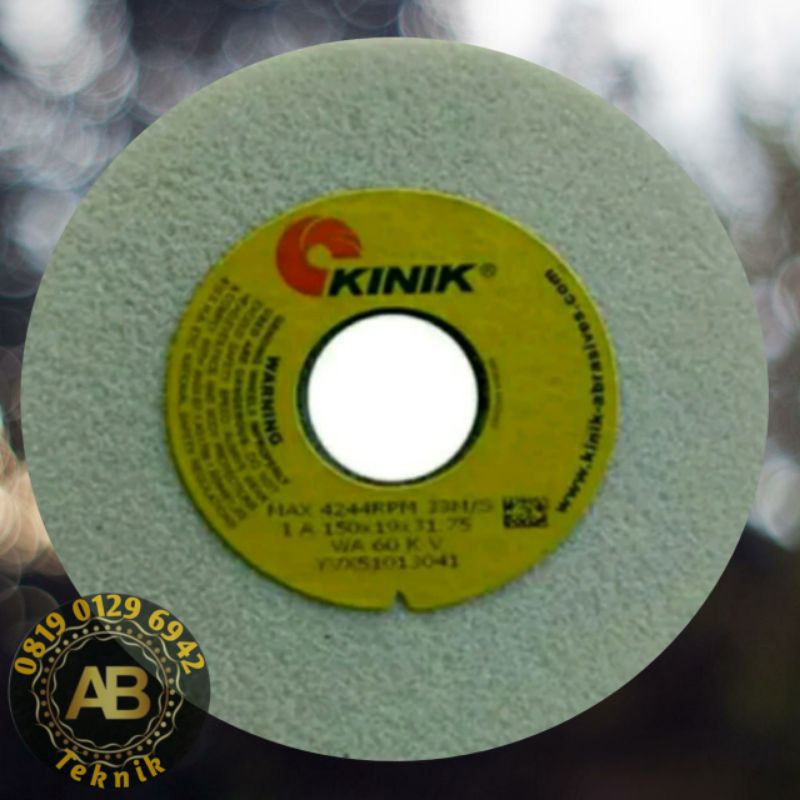 KINIK WA46 KV5A 305 X 38 X 127 Mm Mata gerinda lurus Grit#46 Batu gerinda KINIK Grinding Wheel