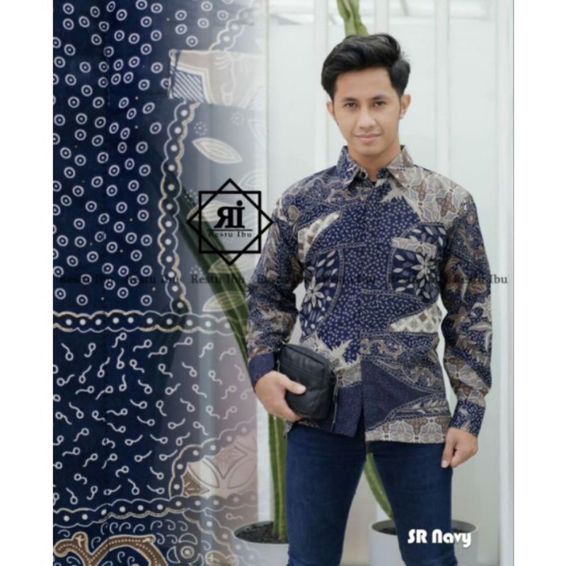 Realpict kemeja lengan panjang//kemeja batik seragam//kemeja pesta