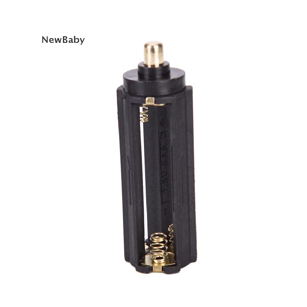 NewBaby 2PCS Plastical Battery Holder Box Case 3 AAA To 18650 Battery ConverterHot Sale ID