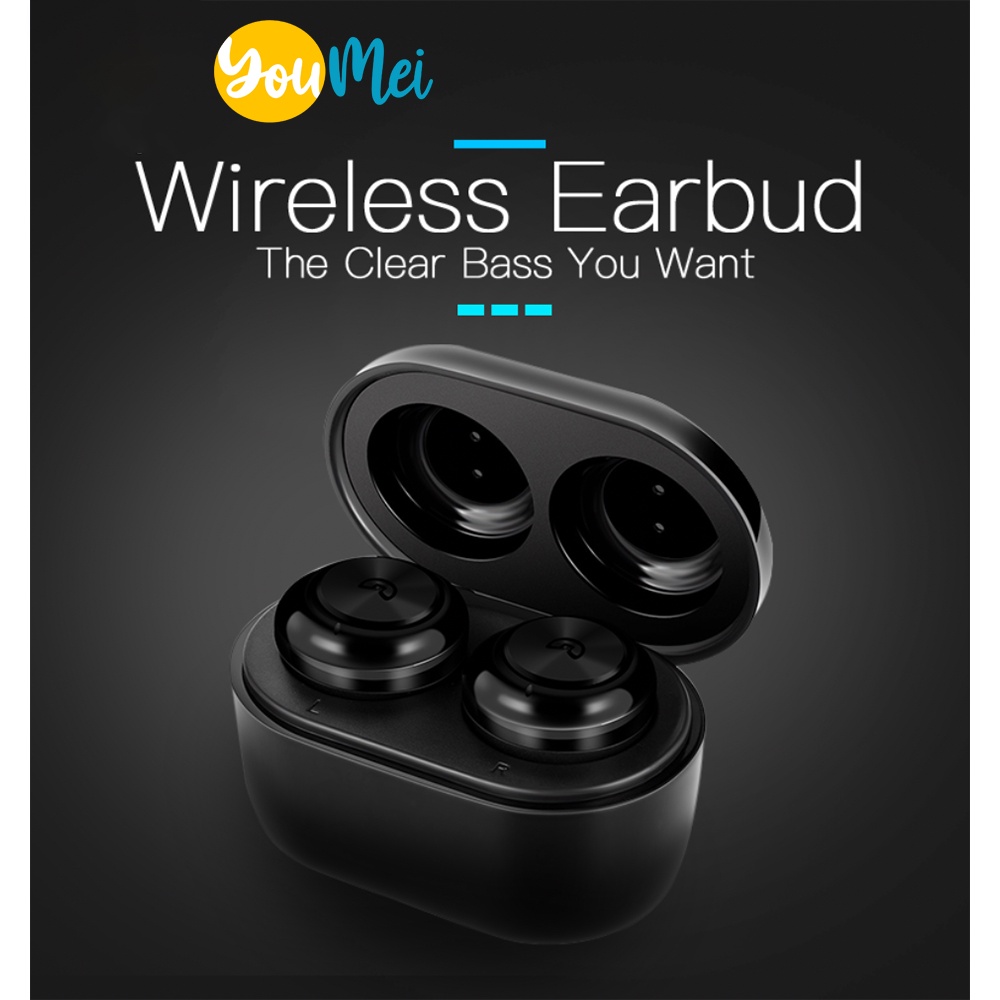 BLUETOOTH EARPHONE TWS EBS1 stereo Headset  bluetooth  canggih termurah taha lama airphone-TWS EBS1