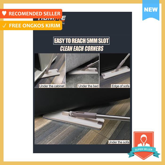 Homme flat mop hm z1 alat pel pembersih lantai