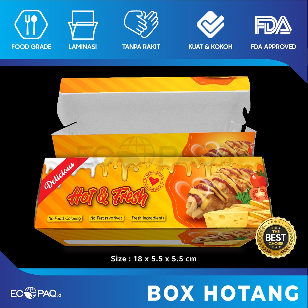 Kotak HOTANG - Box HOTANG - Dus HOTANG  Sostang - Tokkebi  FC-R1 (35 pcs)