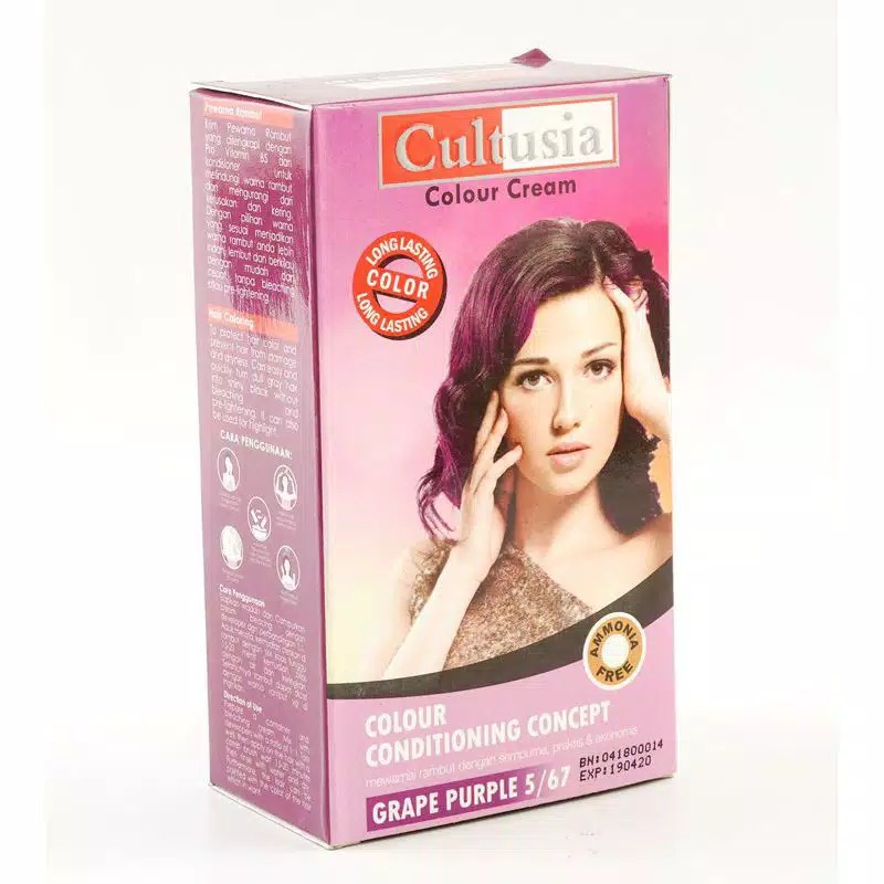 Cultusia Hair Color Grape Purple 5/67 30 ML