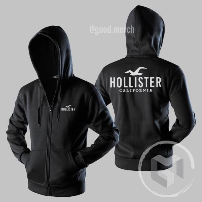 jaket hoodie sweater zipper hollister
