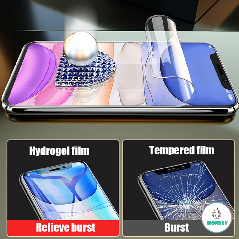 Hydrogel Film Screen Protector for IPhone 12 11 Pro X XS Max XR 6s 7 8 Plus Soft Flexible Extra Slim Protective Tempered Glass