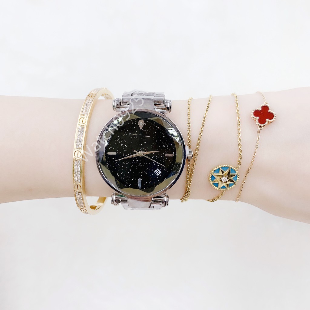 [✅COD]JAM TANGAN QUARTZ ANALOG STRAP NILON UNTUK WANITA ORIGINAL KOREA MURAH FASHION KULIT W89