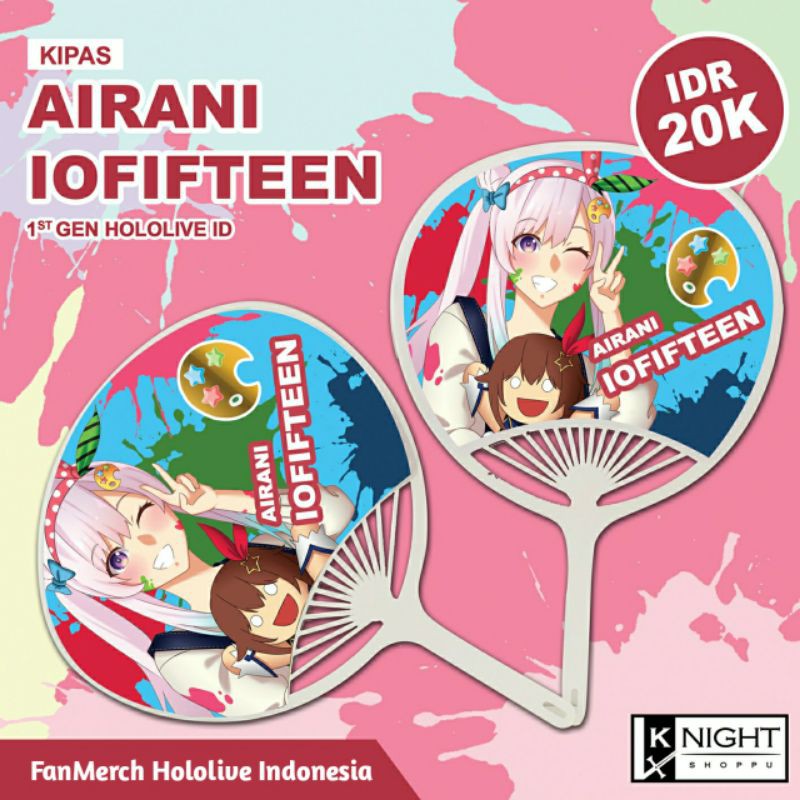 Kipas Kerang Hololive Indonesia Airani Iofifteen