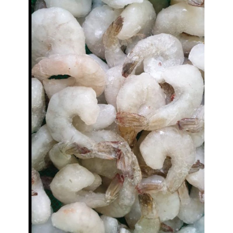 

Udang Kupas Sisa Ekor Premium / Udang Kupas Bersih