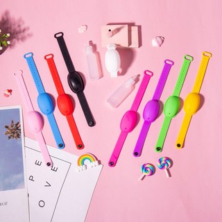 Gelang silikon portabel untuk hand sanitizer pembersih Gelang silikon portabel untuk hand sanitizer pembersih
