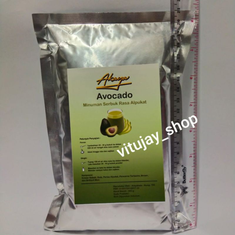 

avocado milk akaya 500 gram bubuk minuman