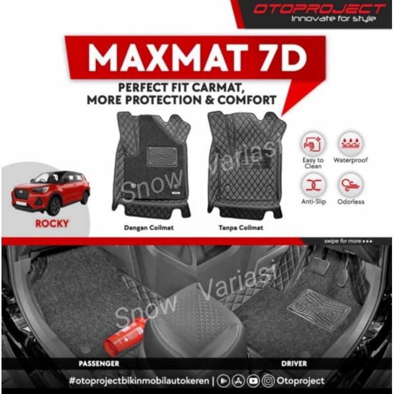 Original Karpet 7D Maxmat Max Mat Mangkok Daihatsu Rocky