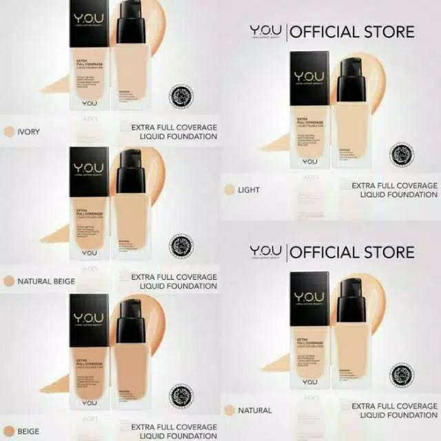 Y.o.u kosmetik extra coverage foundation shade 04