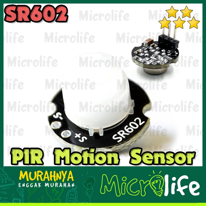 SR602 PIR Motion Sensor Module Infrared High Sensitivity for Arduino