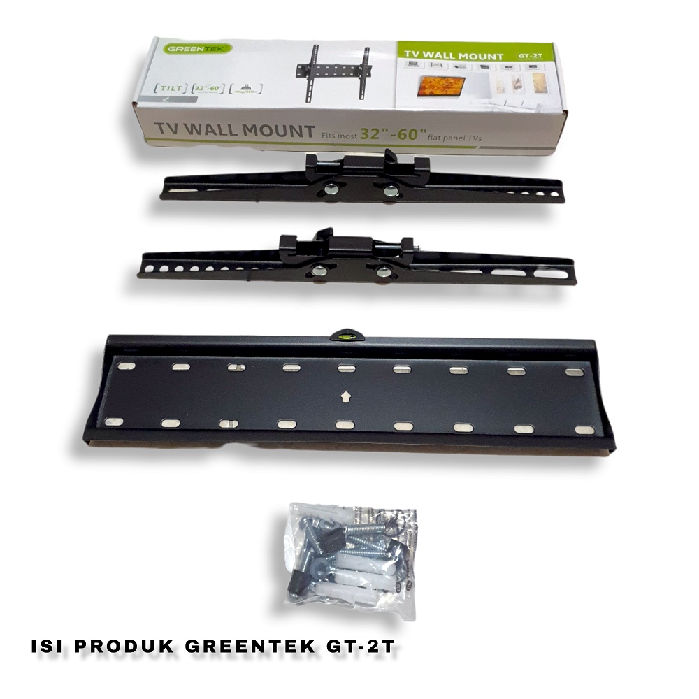 BRAKET TV TILT 32-60 Greentek GT-2T BRACKET BREKET TV