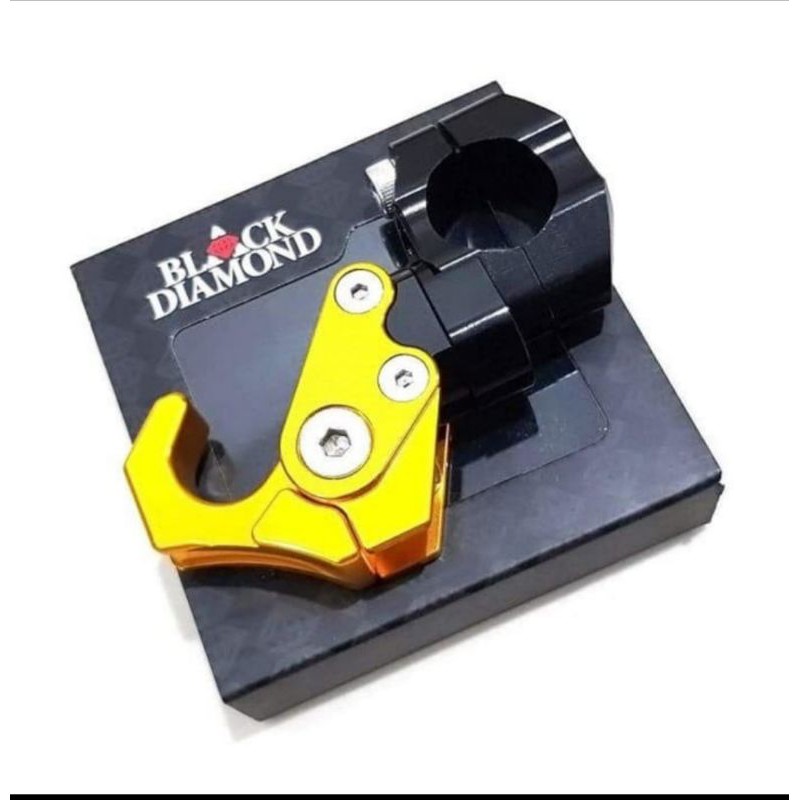 Gantungan Barang Motor Black Diamond Jepit Distang Universal Pcx,Adv,Vixion,Cb150r &amp; Motor Lainnya