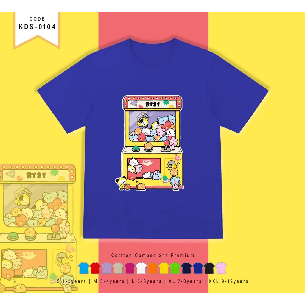 KAOS ANAK-ANAK 1-12TAHUN / T-SHIRT KIDS BT211- CATHCING DOLL / REAL