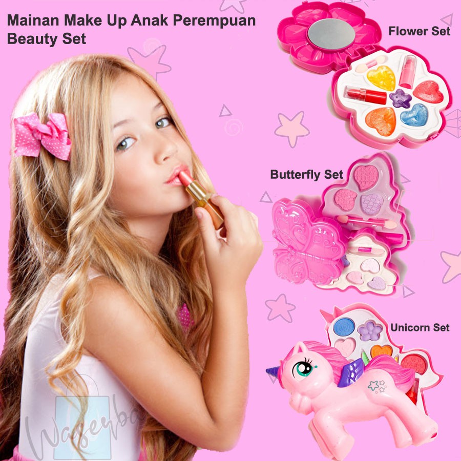 Set Makeup Kosmetik Anak Wanita Mudah Dicuci Termurah