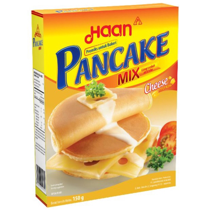 

Ds510 Haan Pancake Mix Cheese Tepung Premix Pancake Keju 150 Gr Gr6B0B1