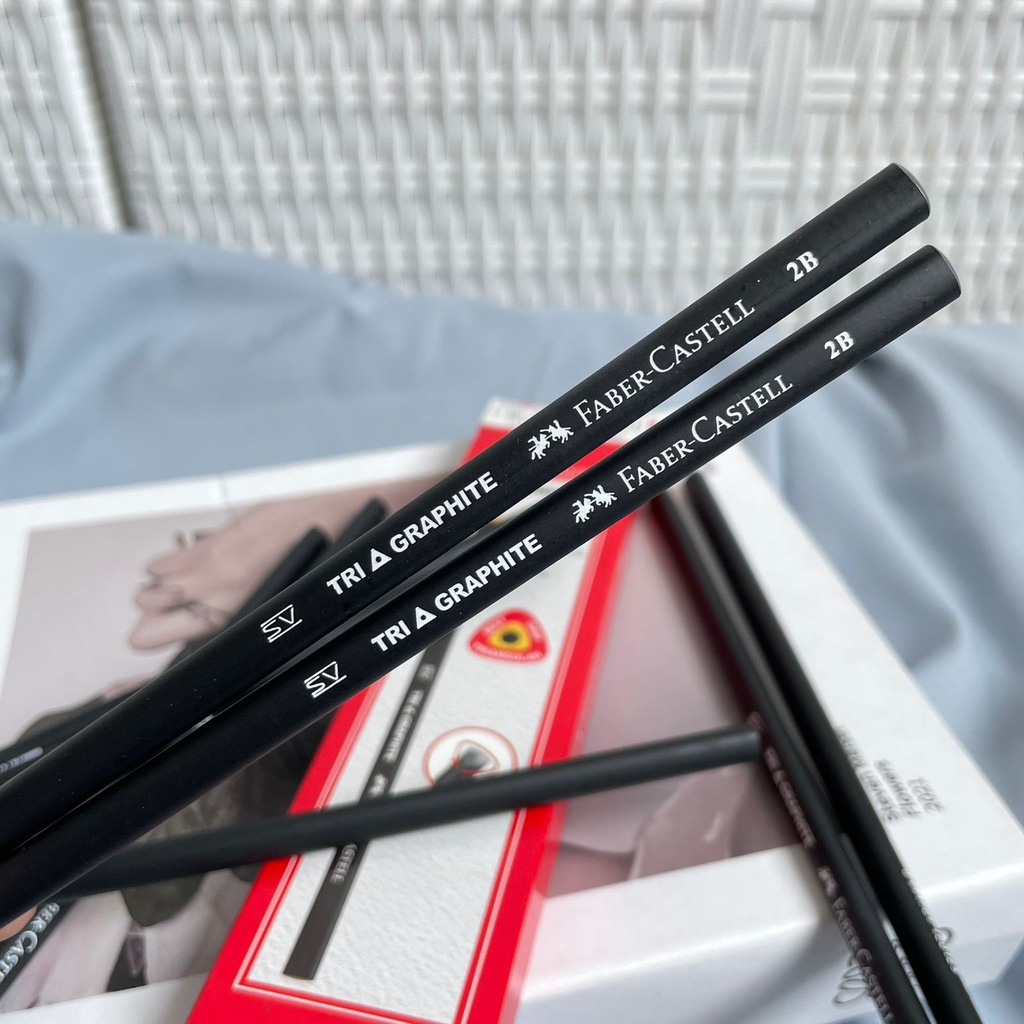 

PENSIL 2B FABER CASTELL TRIGRAPHITE BATANG PENCIL MURAH BERKUALITAS READY GROSIR COD