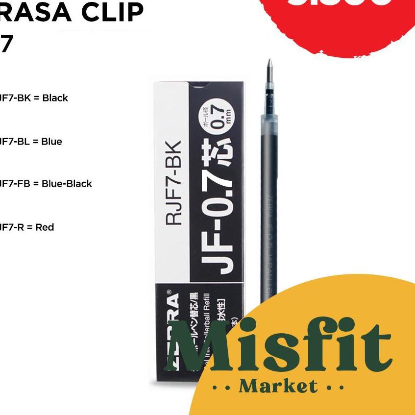 

Khusus ZEBRA SARASA CLIP RJF7 Gel Pen 0.7 mm Refill #Shopeehaul