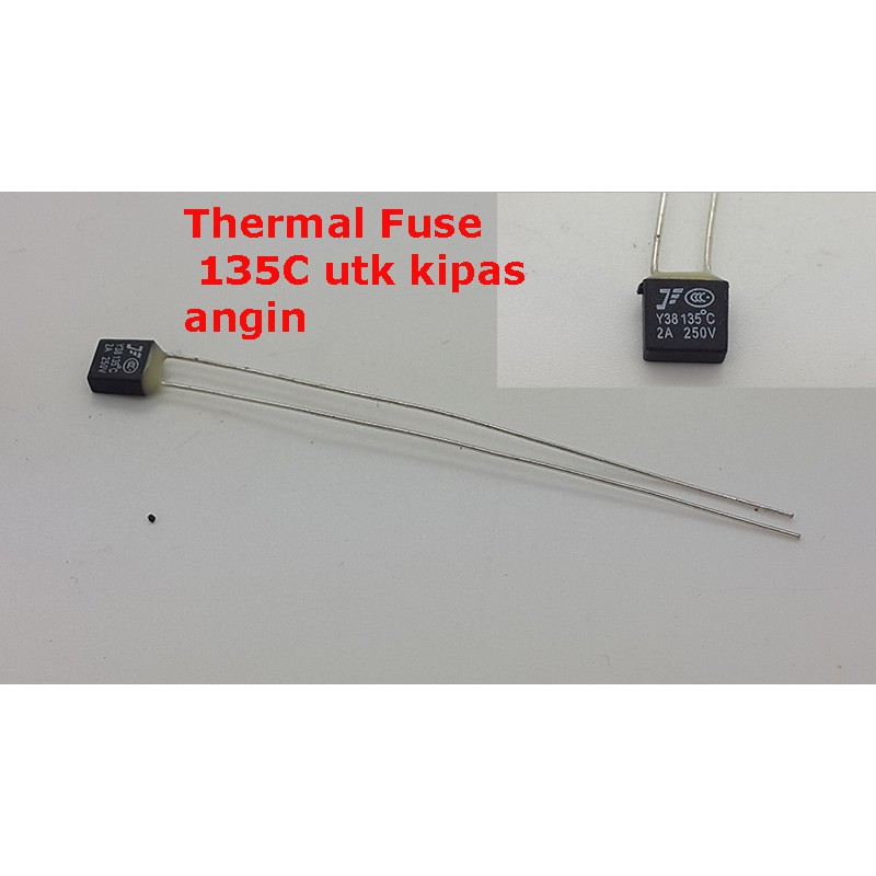 Thermal Fuse Kotak 135 C ( untuk kipas angin )