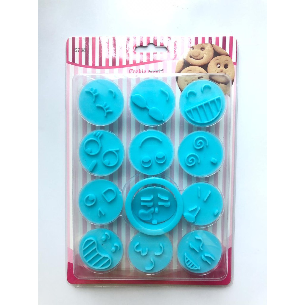 Cookies Plunger Emoji /Cetakan Fondant /Cetakan Emoji /Cetakan Kue /Cetakan Biskuit