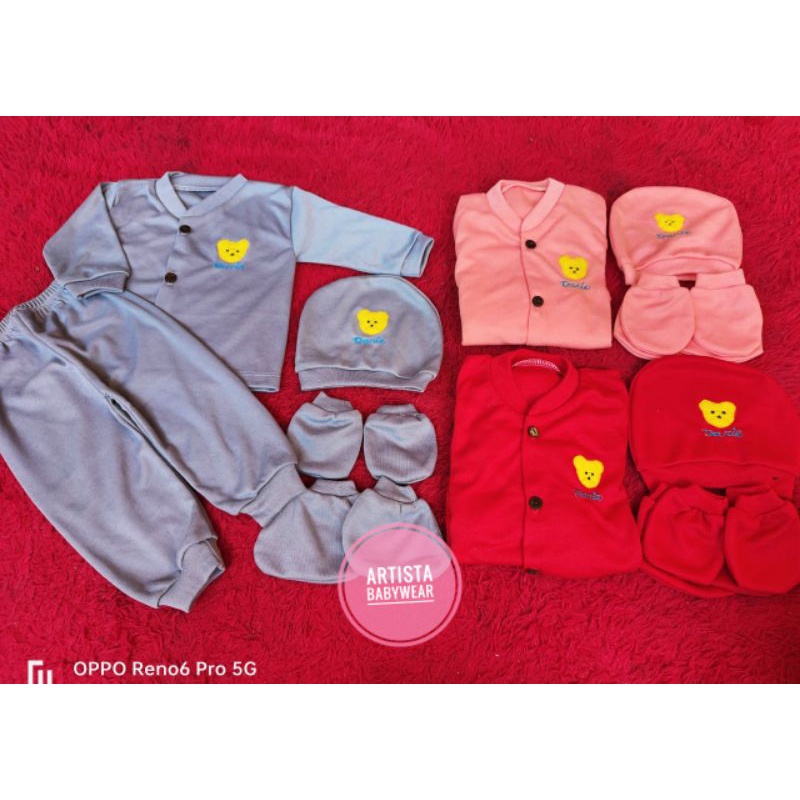 SET BABY NEWBORN (1set baju,celana,topi,Sartaki bayi)