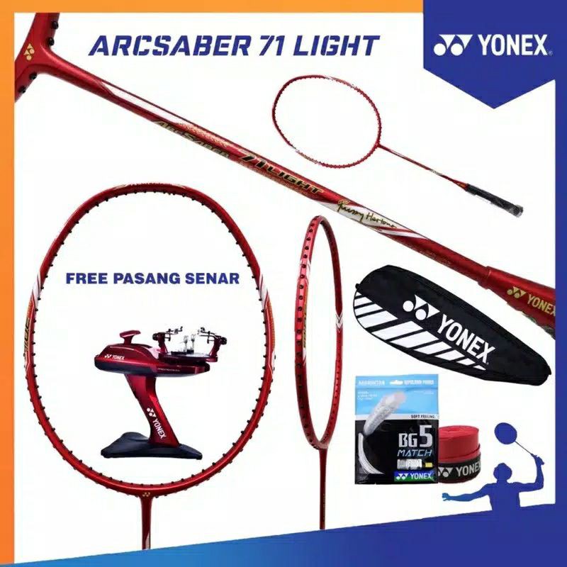 raket badminton yonex arcsaber 71 light // nanoray 70 light // RAKET YONEX NANORAY 70 LIGHT