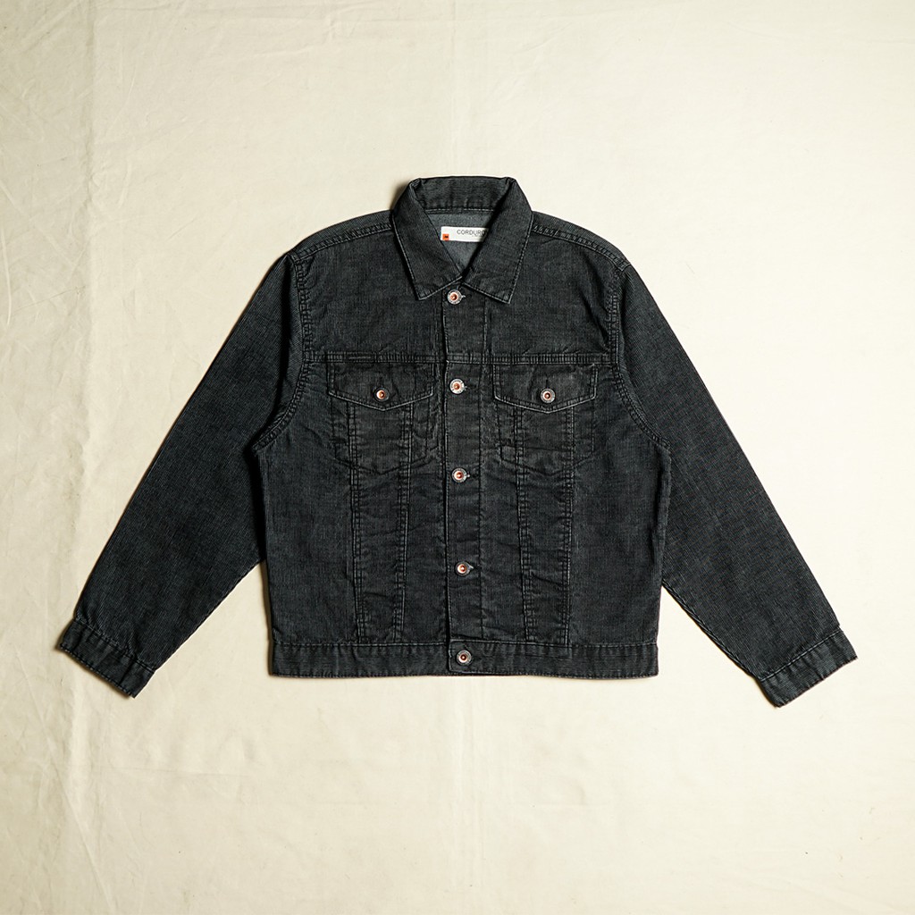 Jimmy and Martin - Corduroy Twotone Trucker Jacket - 2538N