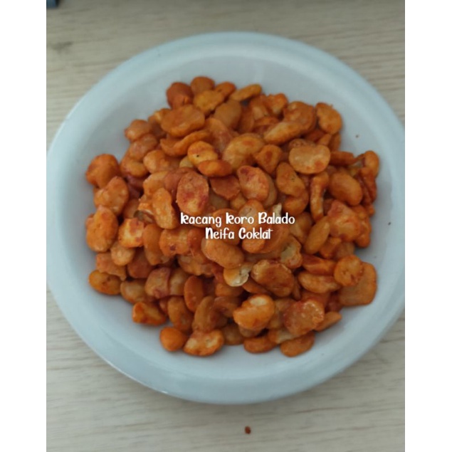 

Kacang Koro Kupas rasa Balado 500gr / kacang koro kupas pedas