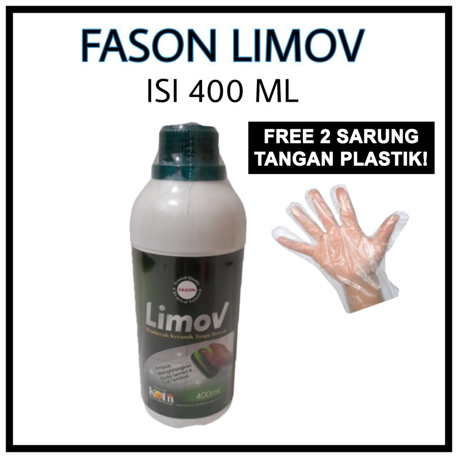 Pembersih Semen &amp; Cat FASON LIMOV 400 ml Pembersih Keramik Penghilang Noda Semen &amp; Cat