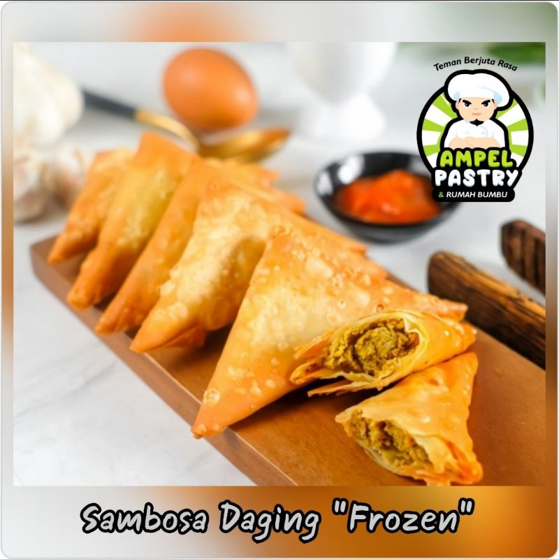 

Sambosa / Samosa Daging 'Frozen / Beku' KHUSUS GOJEK - GRAB