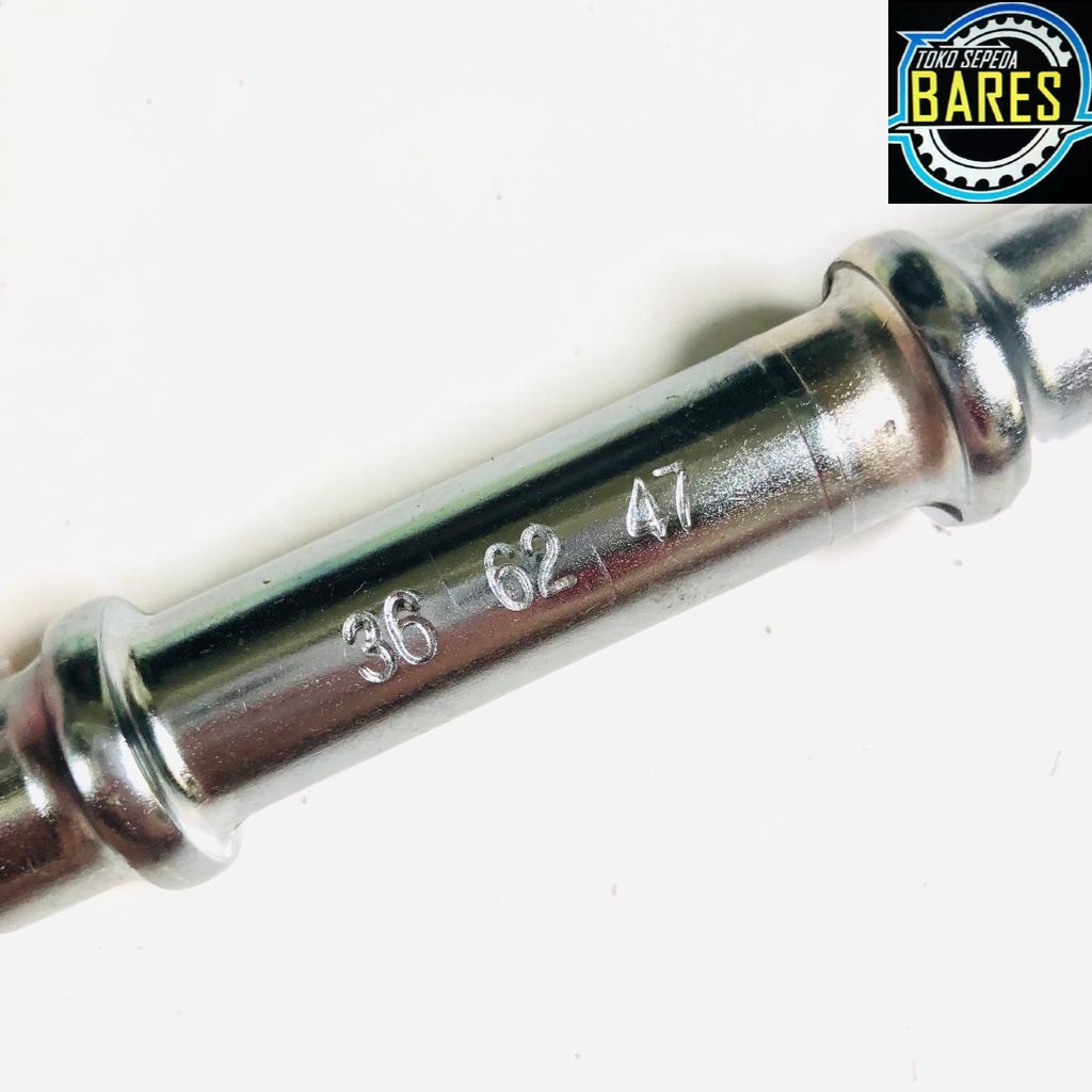 BB Axle Sepeda Chin Haur Y3 / CA Rally / 3616 Mini Bottom Bracket Bulat / As Tengah