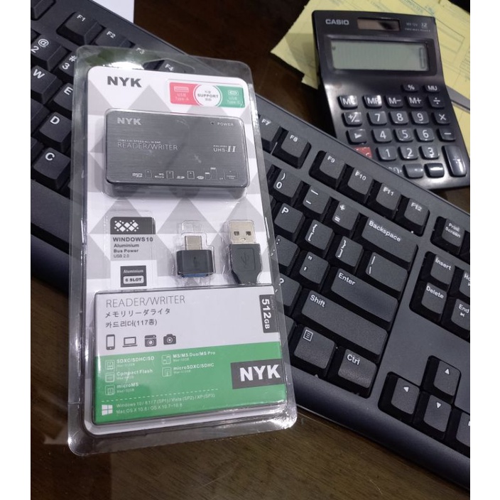 cardreader nyk v 2,0 C2-08 combo otg card reader 6slot