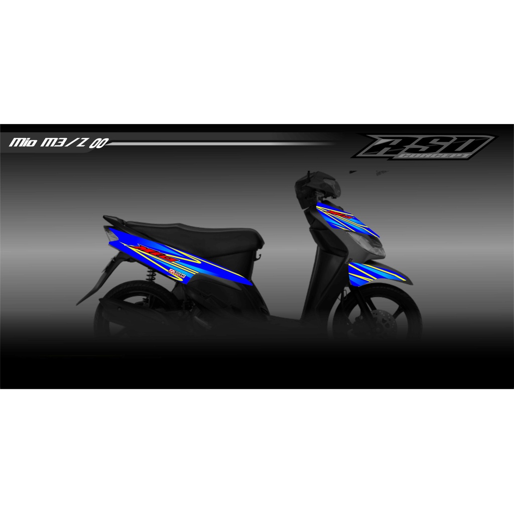 Stiker striping Mio Sporty variasi racing