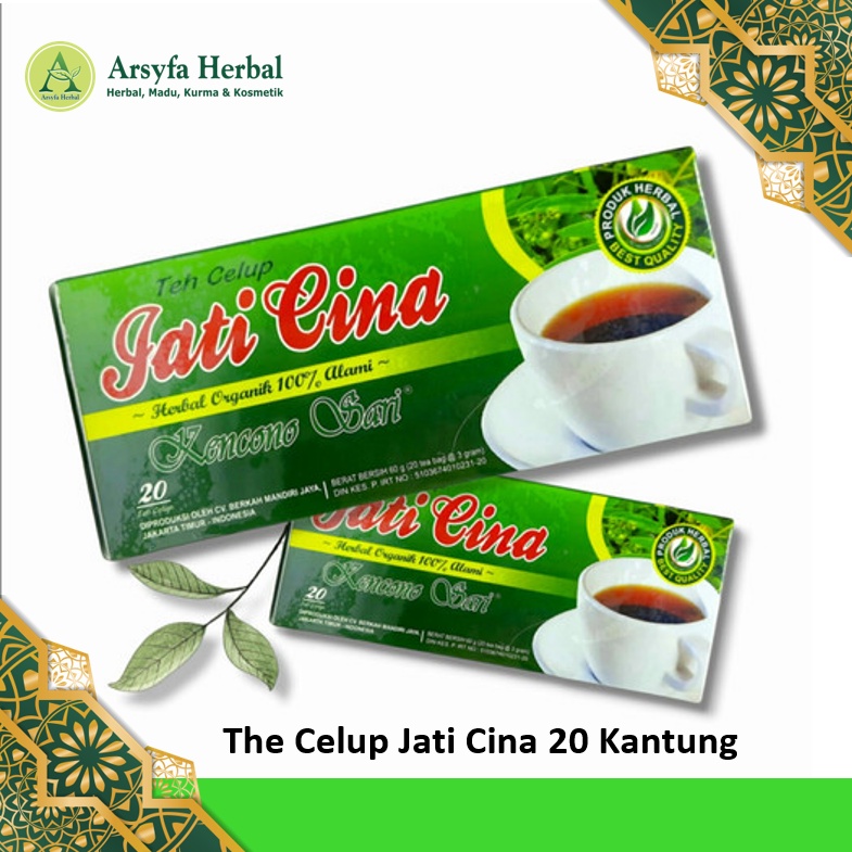 

Teh daun jati cina - Teh jati cina - Teh Celup Jati Cina 20 bags 60g KENCONO SARI